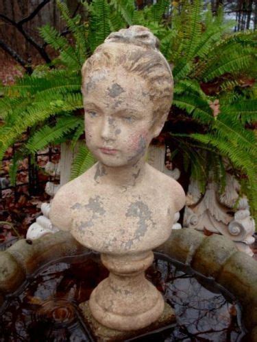 Collection by елена носенко • last updated 7 weeks ago. OMG Pretty FRENCH GIRL LADY BUST Vintage Cement Garden ...