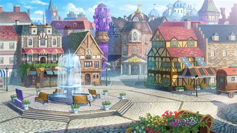 Town Square Art From Atelier Lulua The Scion Of Arland Art Artwork