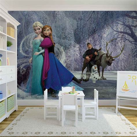 Disney Frozen Elsa Anna Wall Paper Mural Buy At UKposters