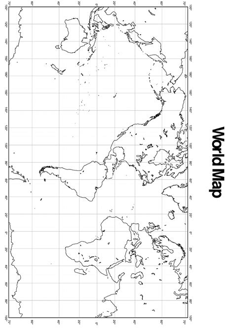 Free Printable World Map With Latitude And Longitude World Map With