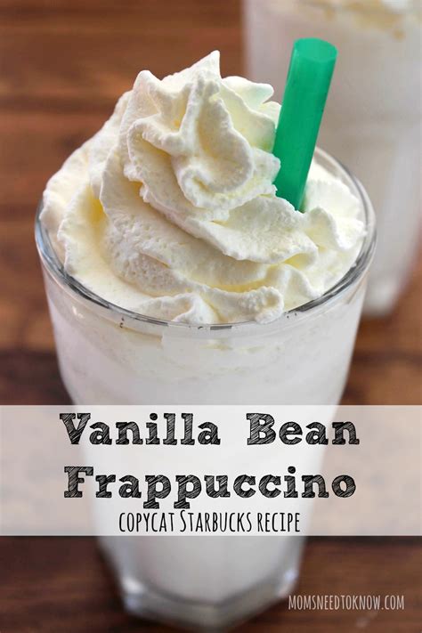 Diy Copycat Starbucks Vanilla Bean Frappuccino Beautybreak