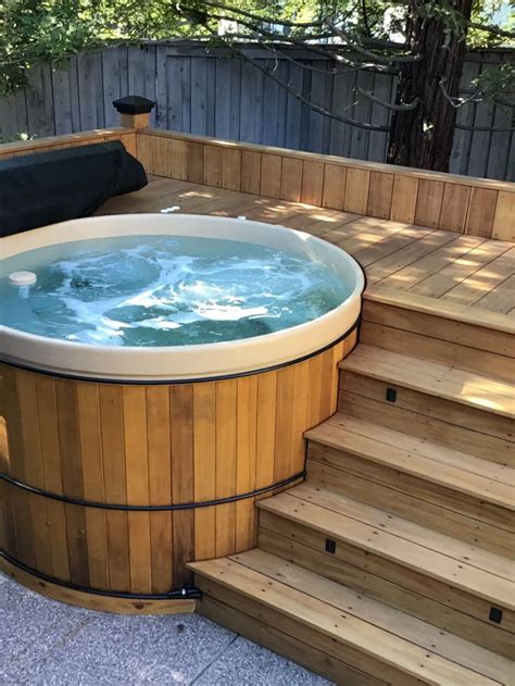 Great Northern® Custom Cedar Hot Tubs And Exercise Tubs Hot Tub Backyard Cedar Hot Tub Hot