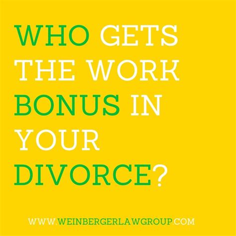 Asset Division Should Ex Spouse Share In 25m Job Bonus After Brief Marriage Divorce Ex