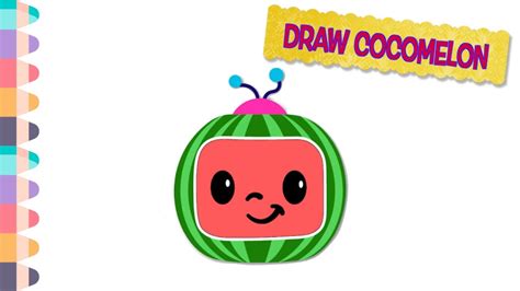 How To Draw The Cocomelon Logo Easy Draw Cocomelon Cocomelon