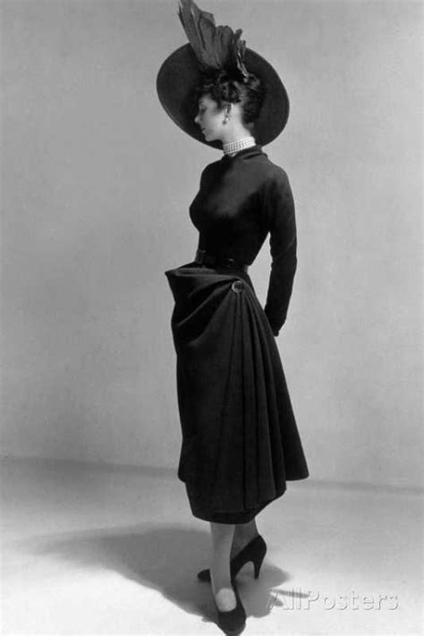 Dress By Christian Dior 1948 New Look Style Photo