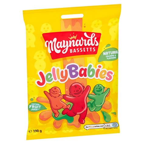 Maynards Bassetts Jelly Babies Sweets Bag 190g Zoom