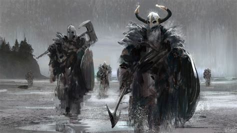 Artstation Viking Speedpaints Conor Burke Viking Art Vikings Art