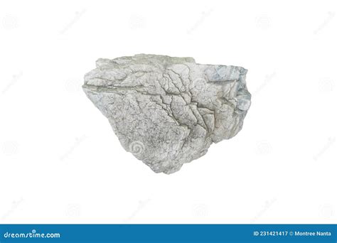 Dolostone Isolated On White Background Dolostone Is A Carbonate
