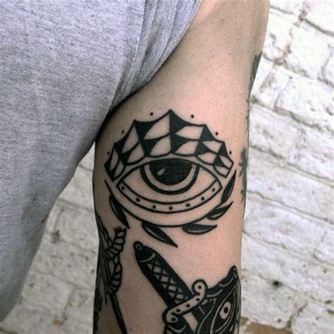 50 Traditional Eye Tattoo Designs For Men Old School Ideas