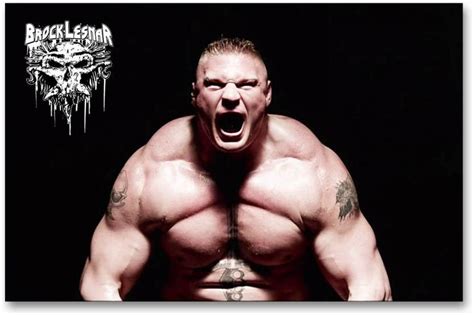 Wrestling Wall Poster Brock Lesnar The Beast Hd Quality Poster