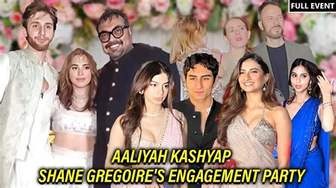 Anurag Kashyaps Daughter Aaliyah Kashyap Shane Gregoires Engagement