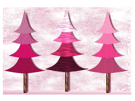 Pink Christmas Tree Png Png Image Collection