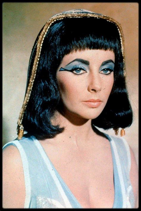 Rare And Beautiful Color Photos Of Elizabeth Taylor Portrayed The Egyptian Queen Cleopatra 1963