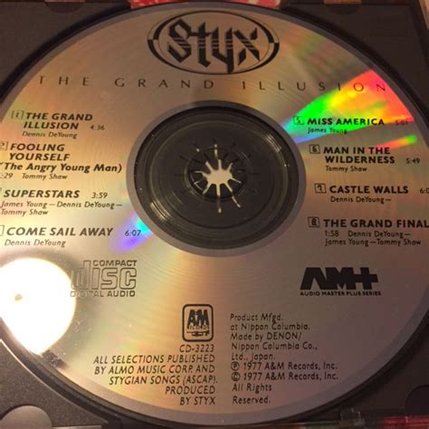 Styx The Grand Illusionpieces Of Eight Live 2 Cd Set New Bonus Cd
