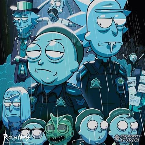 Artstation Rick And Morty Tales From The Citadel Fanart Poster