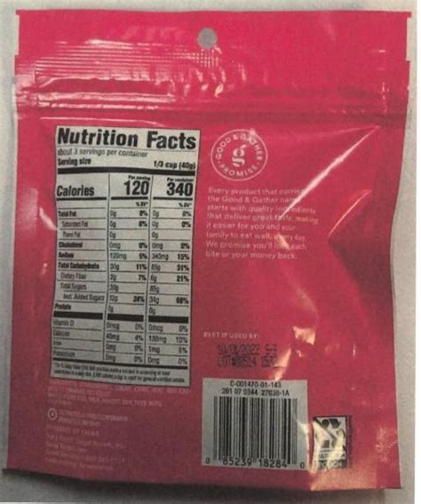 Suntree Snack Foods Llc Issues Voluntary Recall Of Dried Sweetened