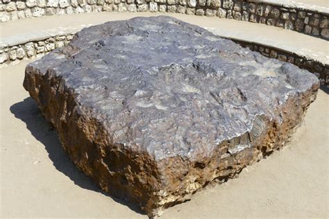 Hoba Meteorite In Namibia The Largest Known Meteorite Stock Image