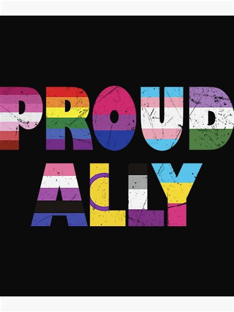 proud ally lgbt rainbow t shirtproud ally gay pride transgender pride lesbian lgbt pride