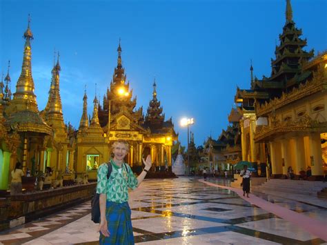Visiting the Shwe Dagon Pagoda in Yangon, Myanmar