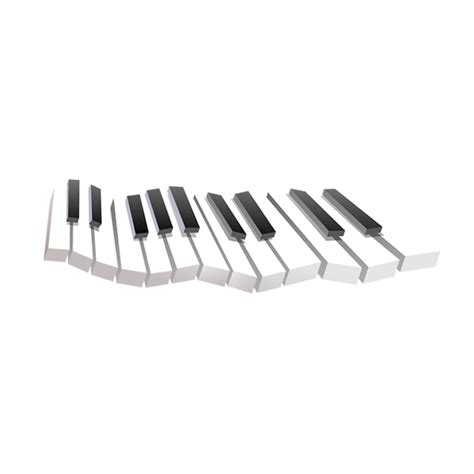 Digital Piano Black And White Musical Keyboard Piano Keys Png