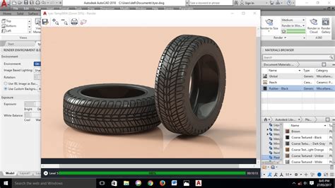 Autocad 3d Modeling Tyre Tutorial Autocad 2018 Youtube