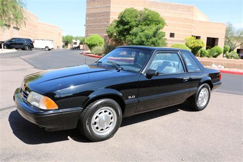 For Sale 1989 Ford Mustang Lx 50 Notchback Black 50l V8 5 Speed