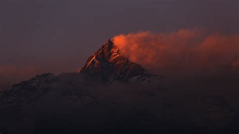 1920x1080 Nepal Mountains In Sunset 1080p Laptop Full Hd Wallpaper Hd