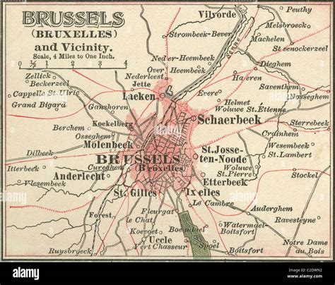 Map Of Brussels C2DWN2 