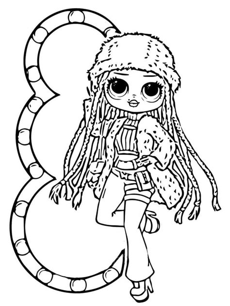 Lol Omg Snowlicious Coloring Page Free Printable Coloring Pages For Kids
