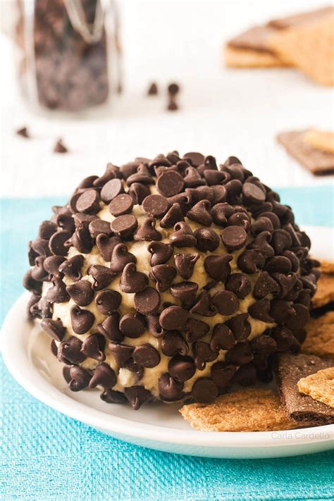 Chocolate Chip Cheese Ball Homemade In The Kitchen