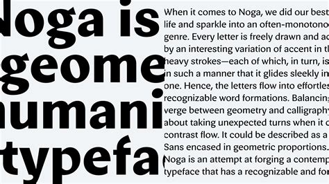 Noga Hot Type — Home Of Contemporary Typefaces