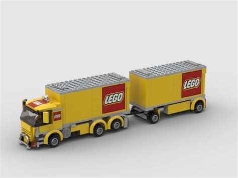 Lego Moc Trailer Truck Lego By Frapez1972 Rebrickable Build With Lego