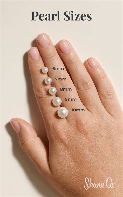 Your Guide To Pearl Sizes Explore All Pearl Jewelry Today Pearls