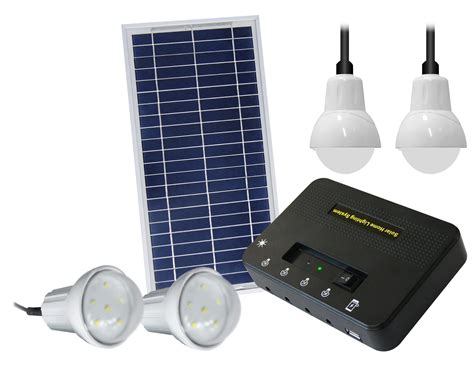 Solar Home Lighting System With 42w Bulbs Lighting 4 Rooms China
