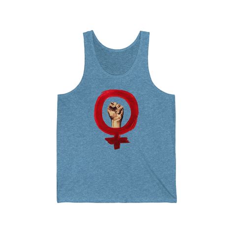 Feminist Unisex Tank Top “woman Power Art” Femen Shop