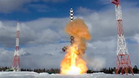 Satan 2 Nuclear Missile Again Test Launched By Russia As Putin Brags