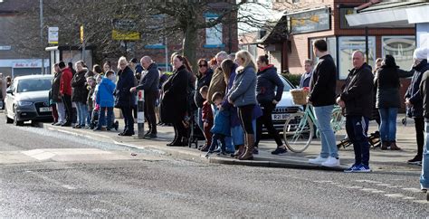 people pay their respects at luke jobson s funeral teesside live