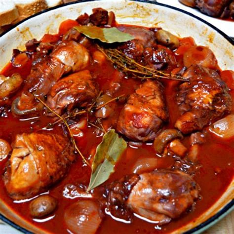 Coq Au Vin Classic Chicken In Red Wine Ellens Kitchen