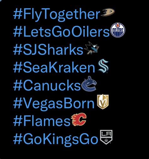 Nhl Hashtags 2022 2023 Belly Up Sports