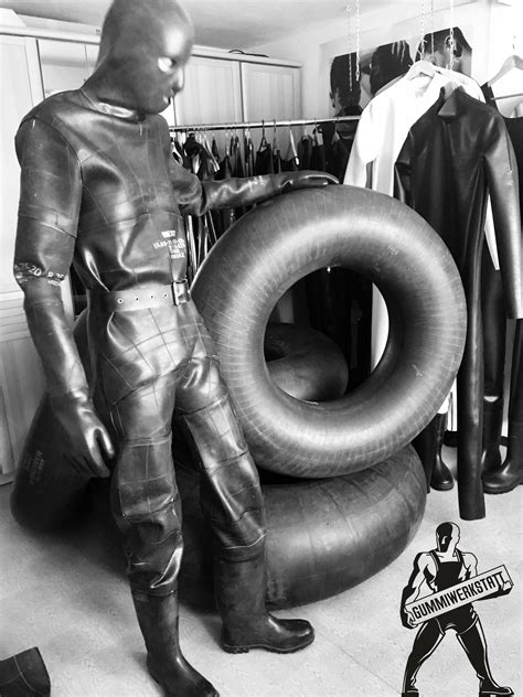 Inner Tube Rubber Suit Latex Men Rubber Clothing Rubber Shoes Outfit