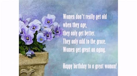 On their birthday, you can send old ladies personalized quotes. Birthday Wishes To A Strong Woman - VisitQuotes