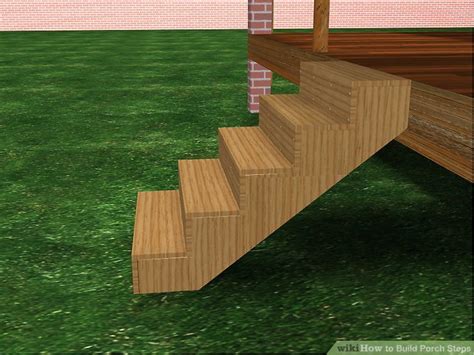 How To Build Porch Steps 13 Steps With Pictures Wikihow