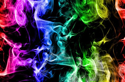 Colorful Smoke On Black Background Digital Art By Baker Jarvis Pixels