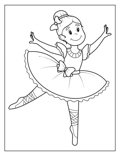 Free Printable Ballerina Coloring Pages Ballerina Coloring Pages