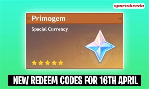 Genshin Impact Redeem Codes To Get Free Primogems In April 2021 April