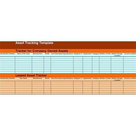 Manage Asset Inventory With This Excel Asset Tracking Template