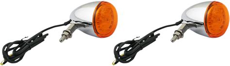 Custom Dynamic Chrome Probeam Amber Led Universal Bullet Turn Signal