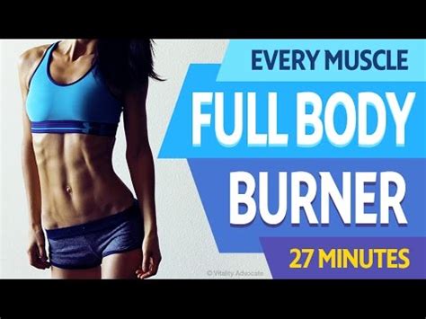 Minute Full Body Burner Tone Strengthen Every Muscle At Home Workout Youtube