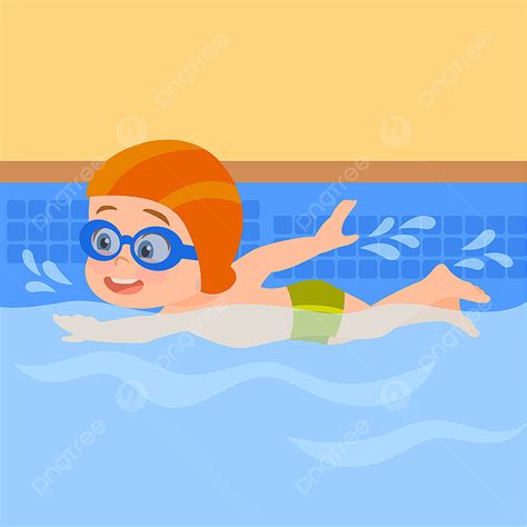 Animated Clipart Kids Swimming