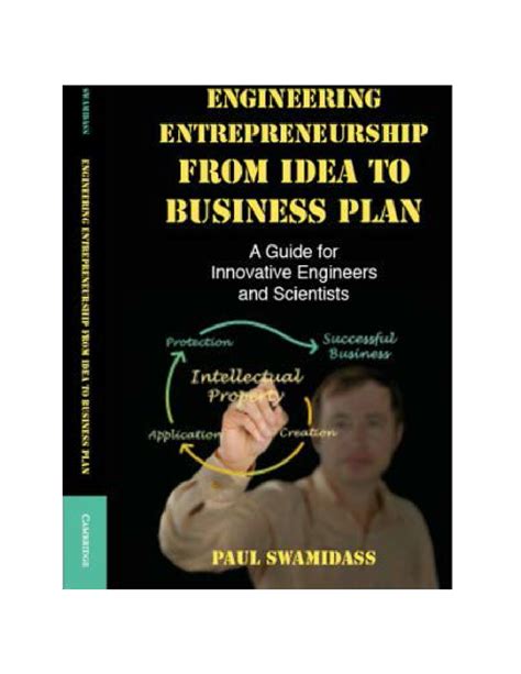 Pdf Engineering Entrepreneurship From Idea To Business Plan A Guide